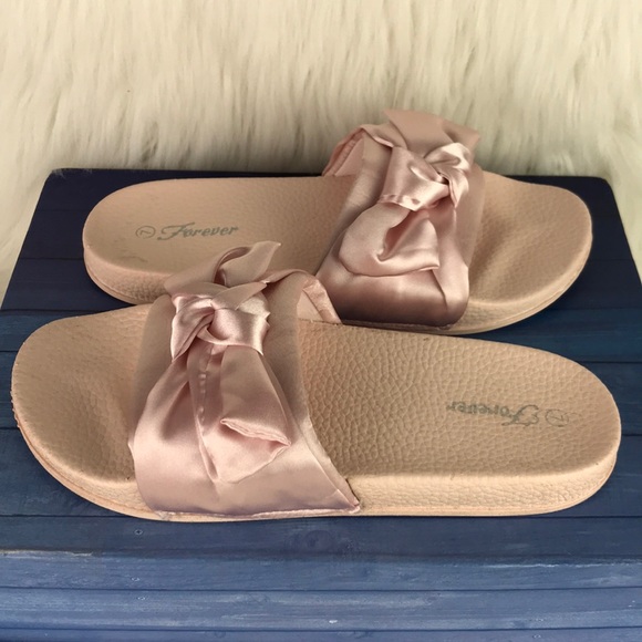 Forever 21 Shoes - ✅Womens Open Toe Bow Knot Mules Slide Sandals.
